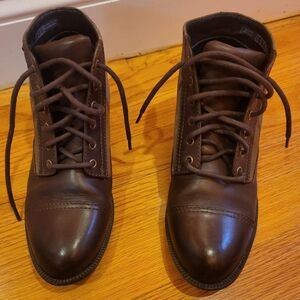 Clarks Dark Brown Ankle Boots